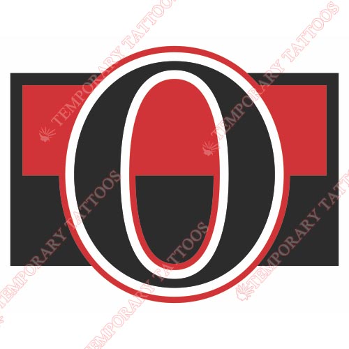 Ottawa Senators Customize Temporary Tattoos Stickers NO.275